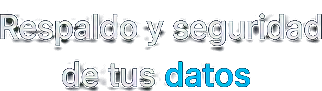 Respaldo y seguridad de tus datos